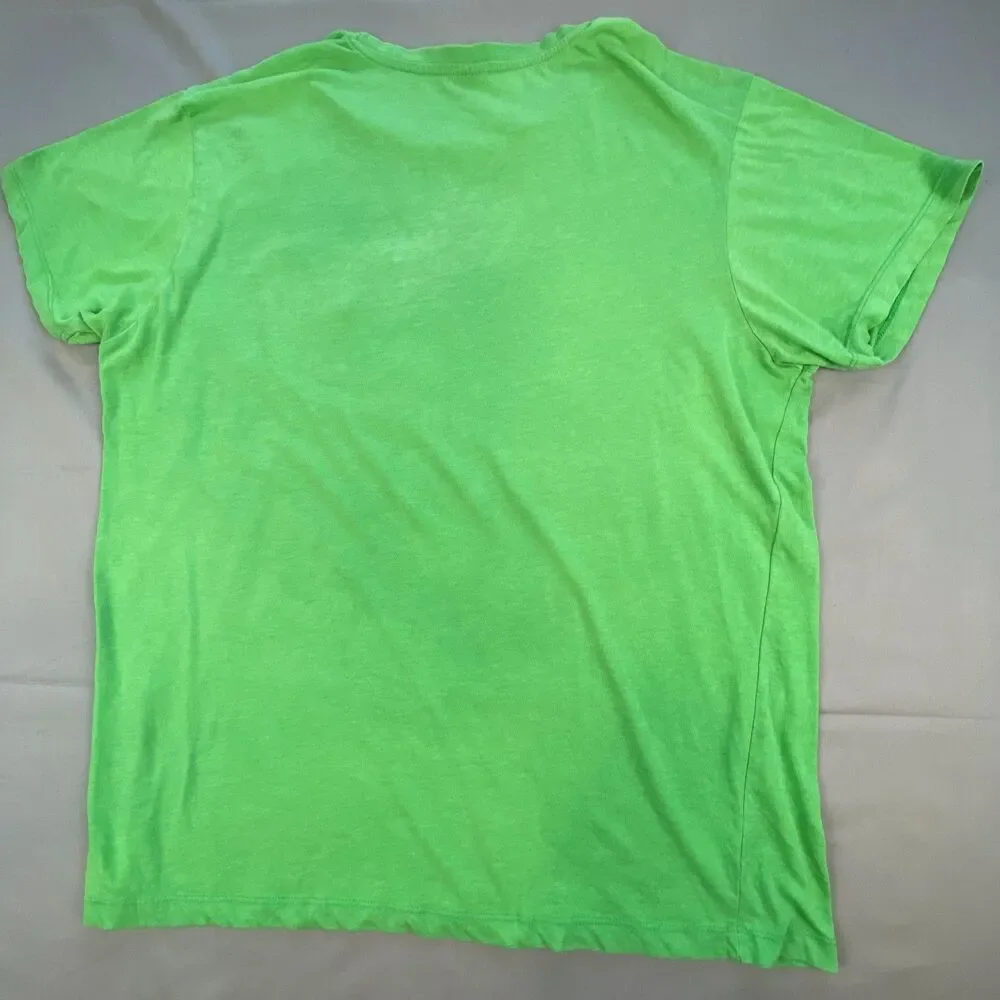 US Polo Assn Mens Short Sleeve Pocket T-Shirt Crew Neck Embroidered Green Size L